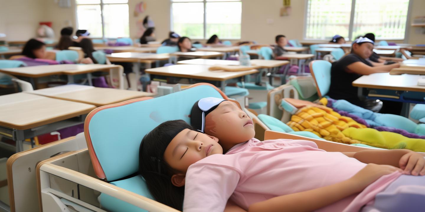 黄石中小学推行“午休躺睡工程”,定制课桌椅呵护学生健康